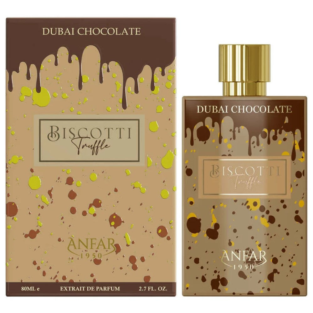 Anfar 1950 Dubai Chocolate Biscotti Truffle 80 ml - Oriental Fragrance En-Gros