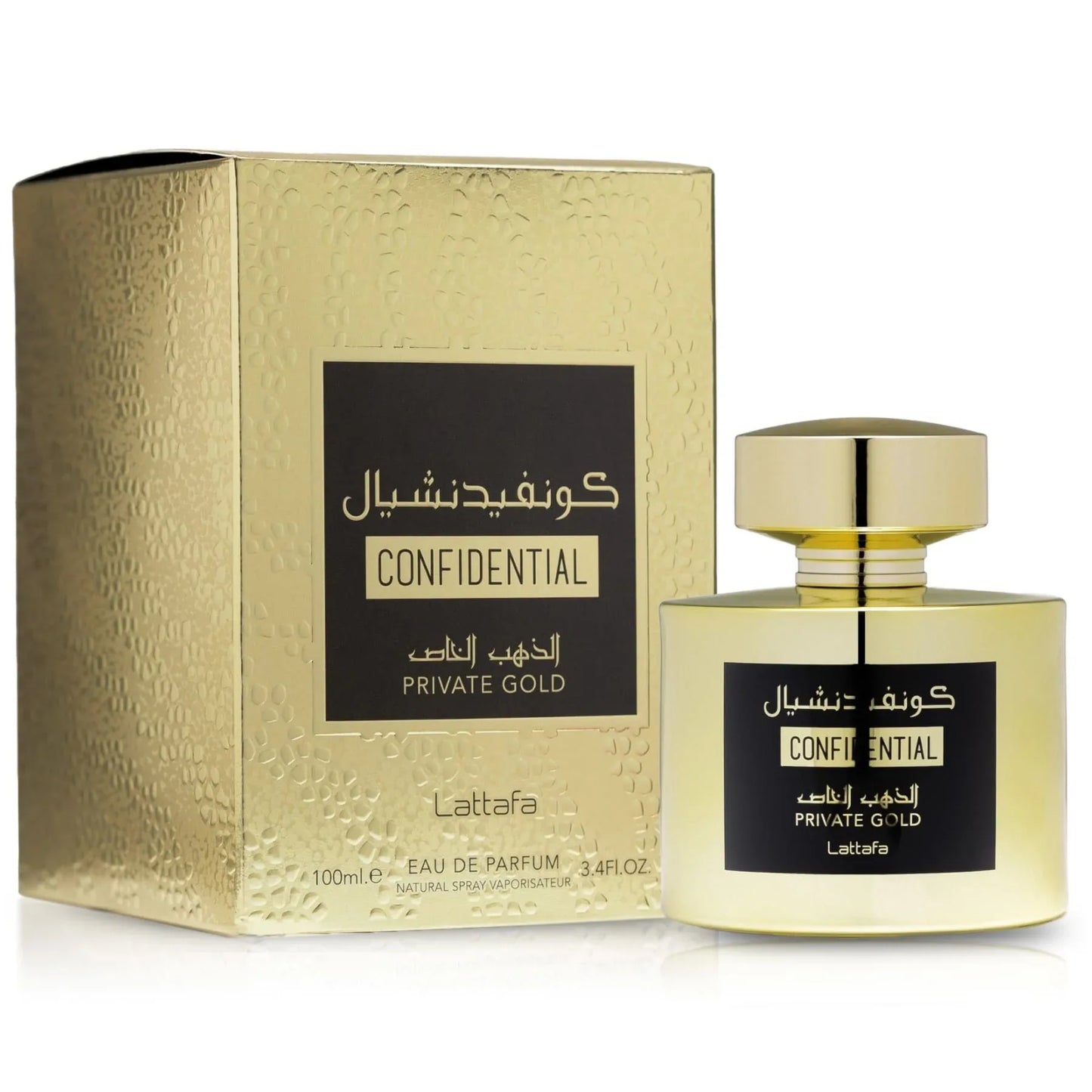 Lattafa_Confidential_Private_Gold_100_ml - Oriental Fragrance En-Gros