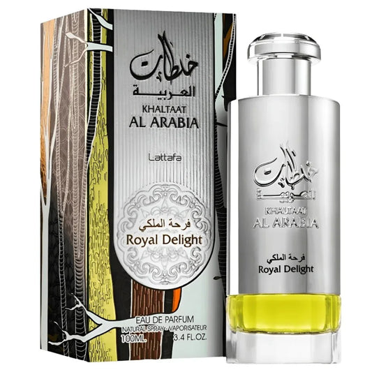 Lattafa_Khaltaat_Al_Arabia_Silver_Royal_Delight_100_ml - Oriental Fragrance En-Gros