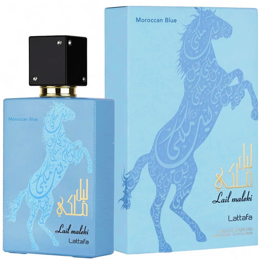 Lattafa Lail Maleki Moroccan Blue 100 ml - Oriental Fragrance En-Grosml