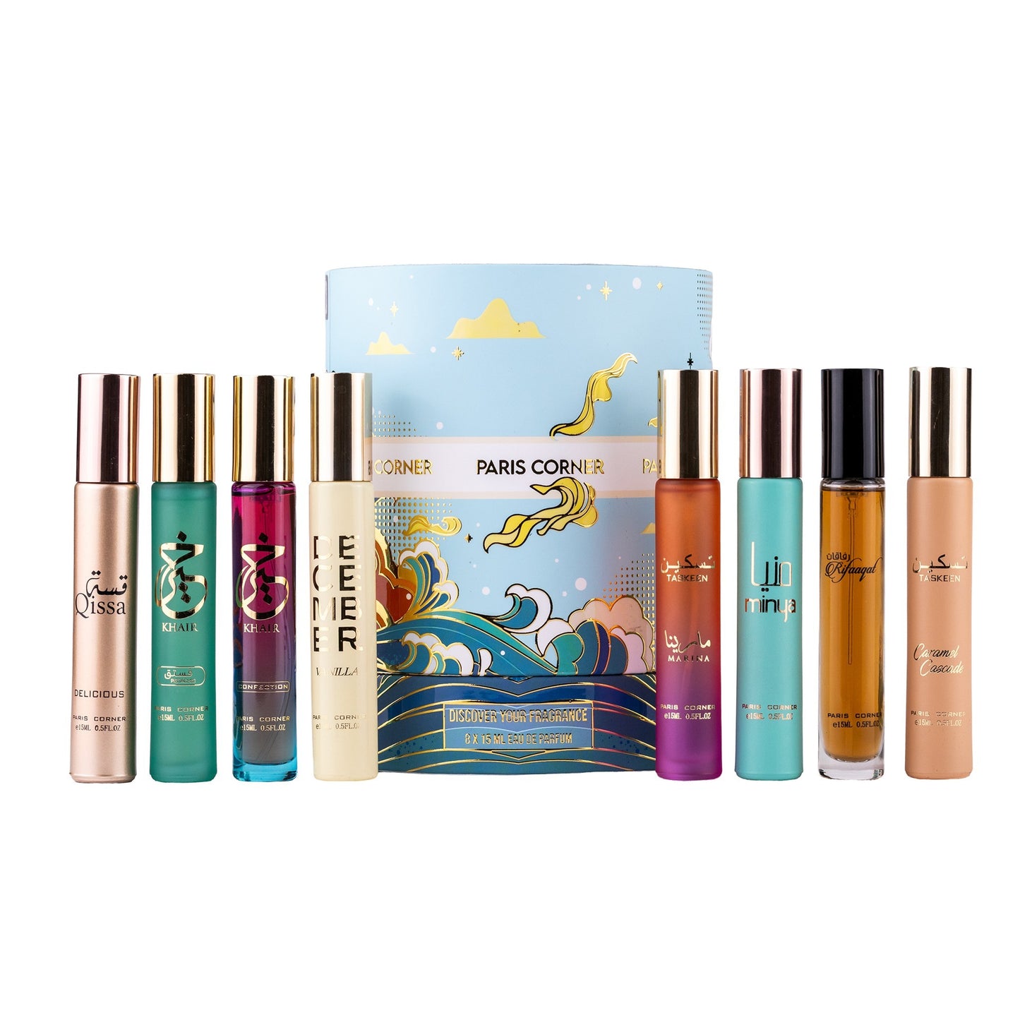 Paris Corner Discover Your Fragrance Eau de Parfum 8 x 15 ml