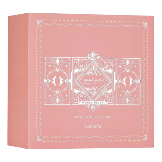 Set cadou Lattafa A Luxurious Badee Al Oud Noble Blush 3 pcs