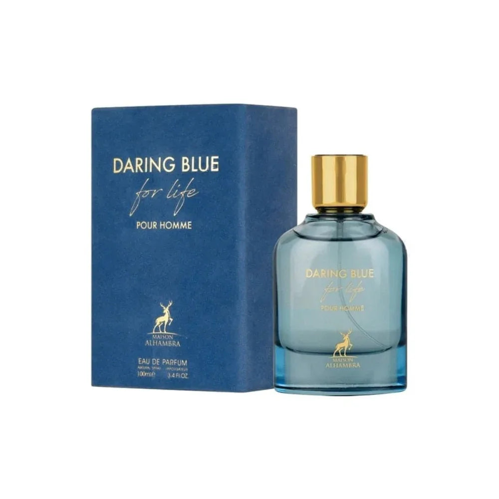Apa de parfum Alhambra Daring Blue For Life 100 ml