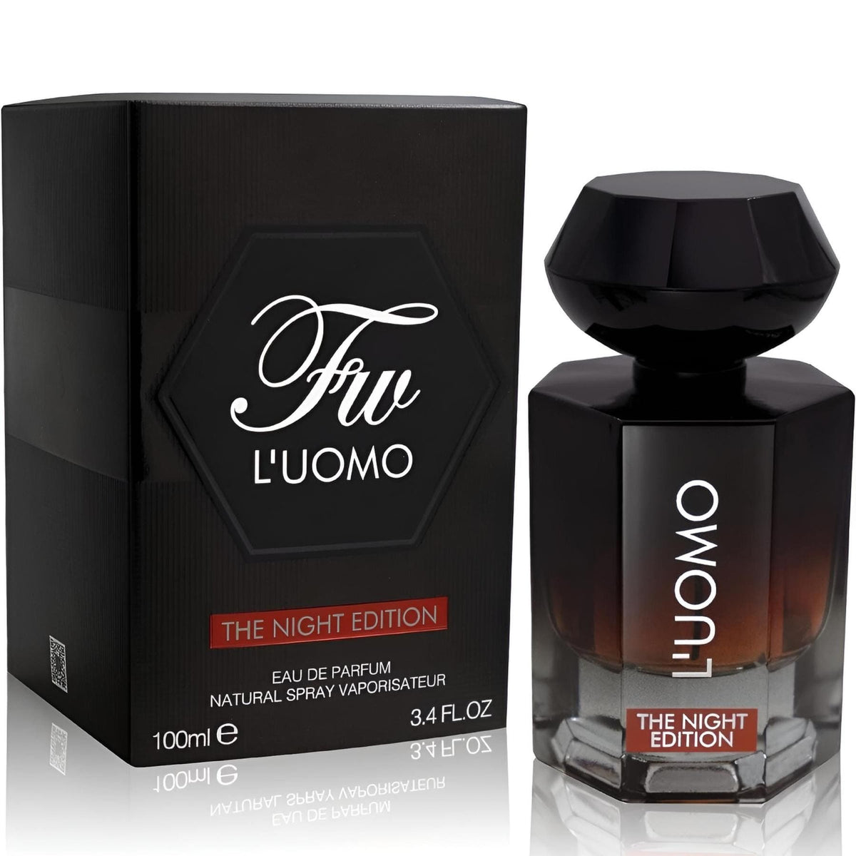 L'Uomo the Night Edition Fragrance World 100 ml, EDP barbat