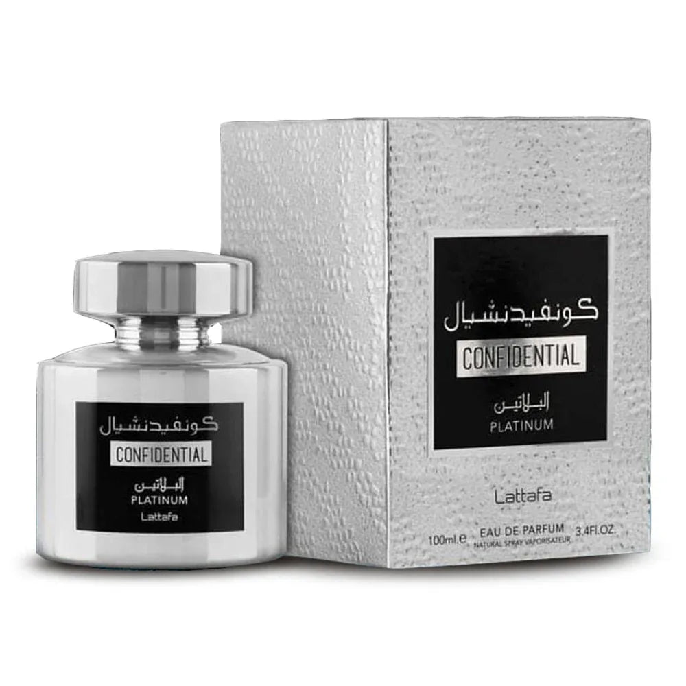 Lattafa_Confidential_Platinum_100_ml - Oriental Fragrance En-Gros