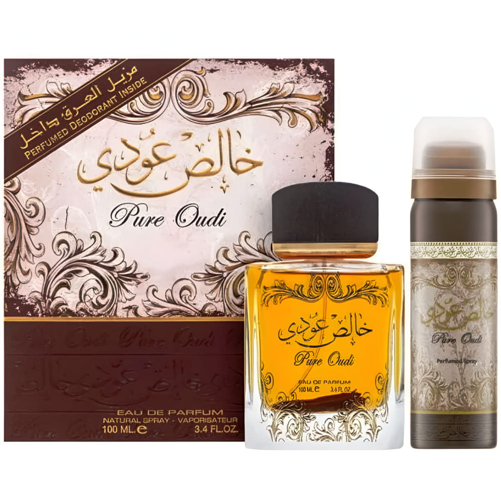 Lattafa Pure Oudi 100 ml + Deodorant - Oriental Fragrance En-Gros