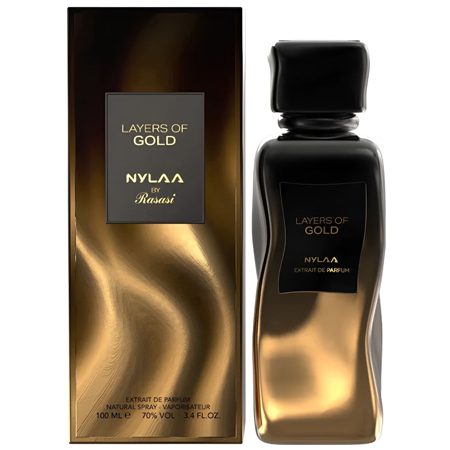 Nylaa Layers of Gold Extrait 100 ml by Rasasi