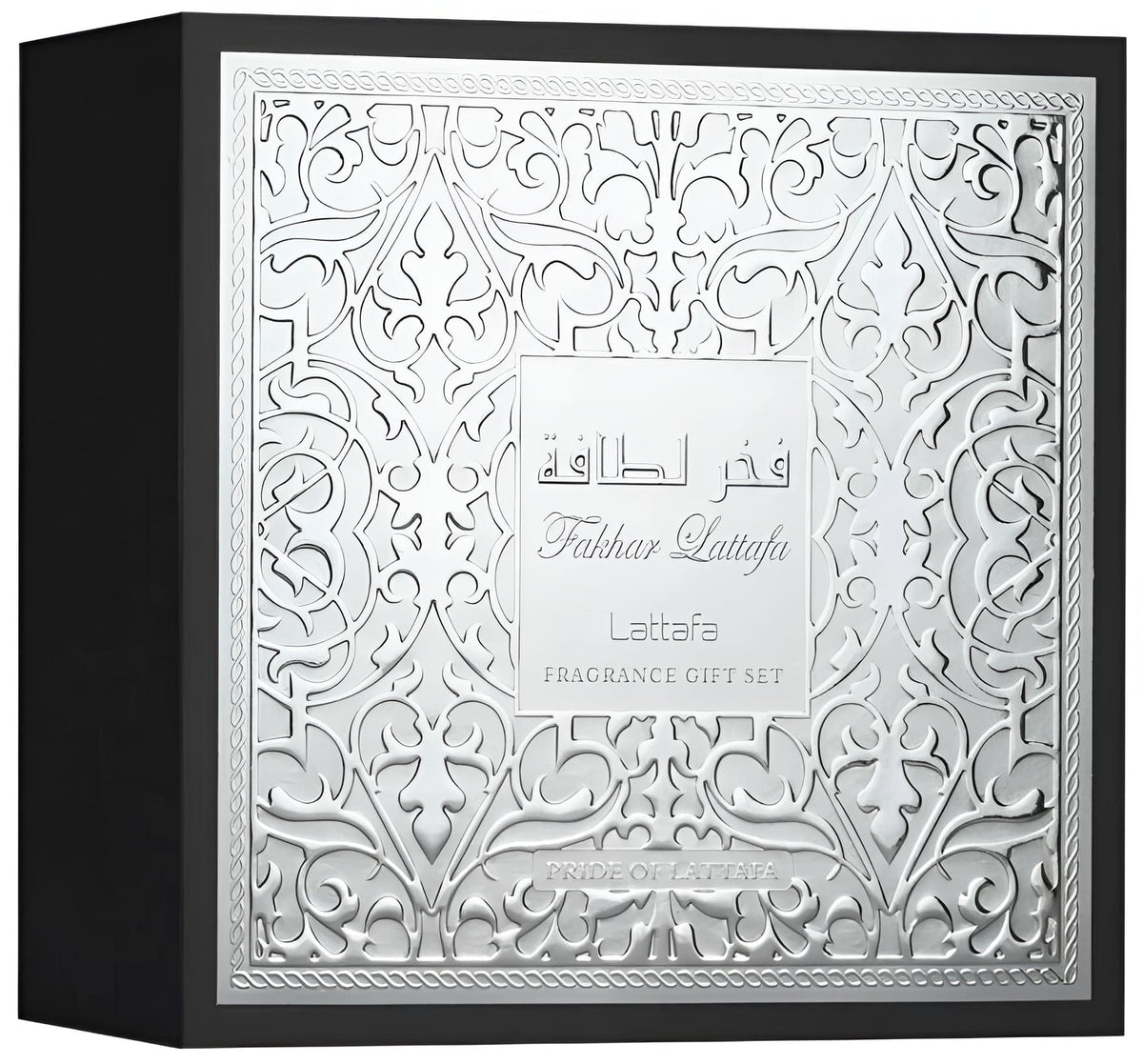 Set Cadou Lattafa Fakhar Men 100 ml EDP + 12ml EDP + 100ml Shower Gel c