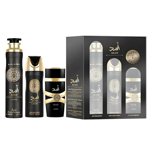 Set Lattafa Asad 3 pcs - Oriental Fragrance En-Gros