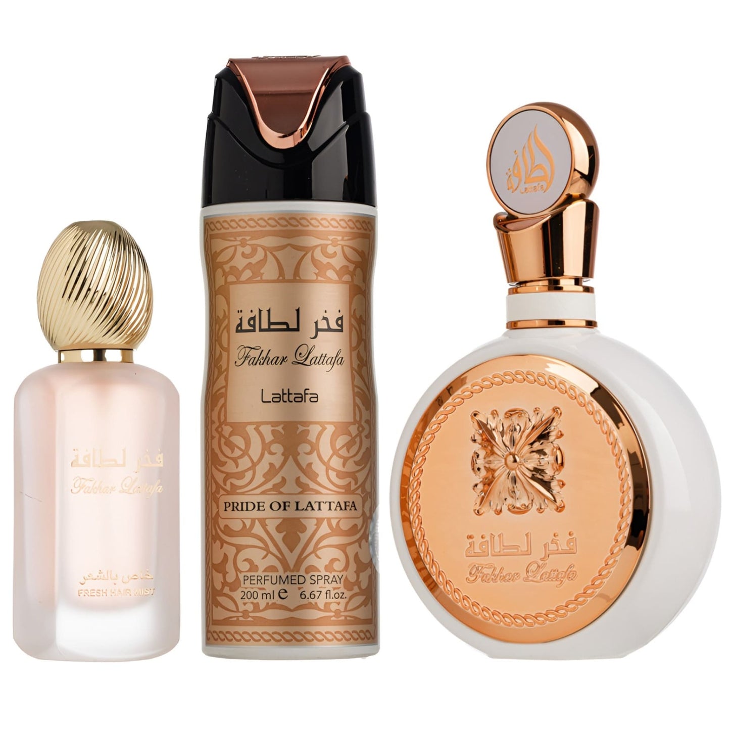 Set Lattafa Fakhar Women 3 pcs b - Oriental Fragrance En-Gros