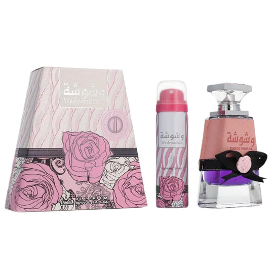 Set Lattafa Washwashah 100 ml + Deodorant 50 ml - Oriental Fragrance En-Gros
