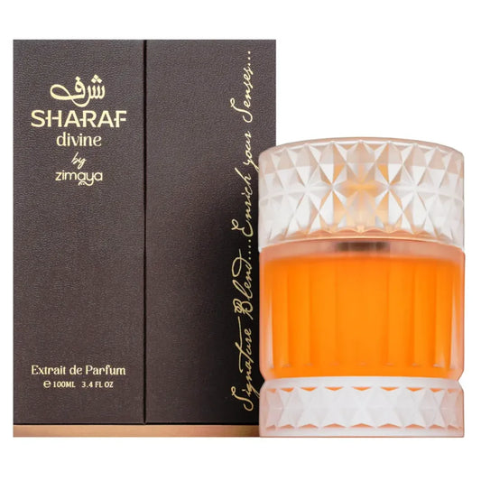 Zimaya Sharaf Divine 100ml, Extract de parfum Unisex - Oriental Fragrance En-Gros